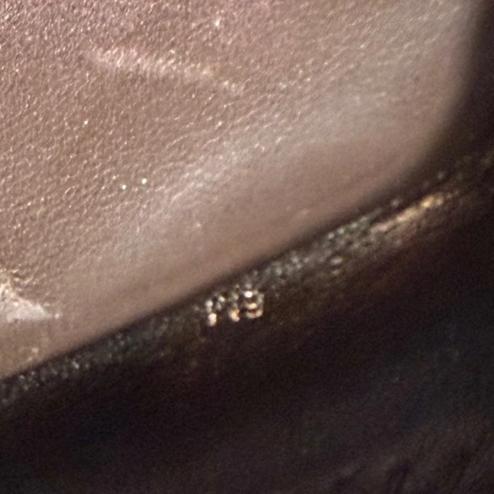 Tory Burch Reva Brown Pebbled Leather Tortoiseshell Logo Ballet Flats Size 9